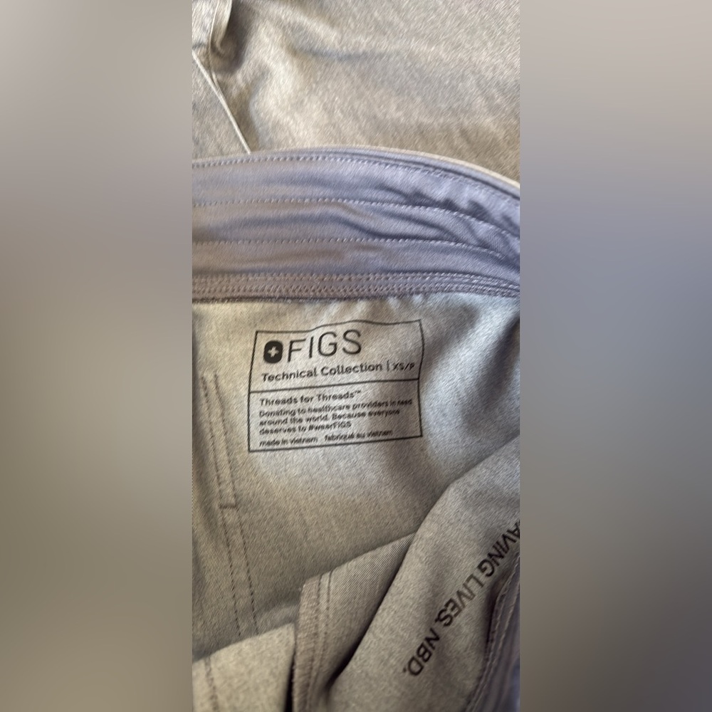 Figs Scrub Set Graphite Grey Rafaela Top XXS JOGGER Pants XS/P - Picture 6 of 8